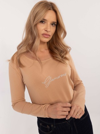 Velbloudí top GLAMORIN s nápisem
