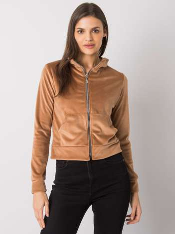 Camel velurová mikina Charley – IOLELLA