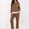 Camel komplet s mikinou bez kapuce RUE PARIS – MERIELLE