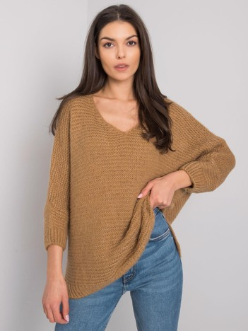 Velbloudí oversize svetr AERORIA Camden OCH BELLA