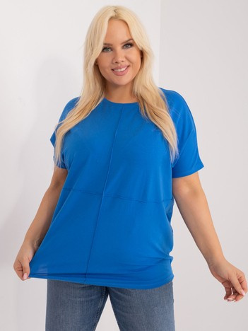 Tmavomodrý plus size top COLORWAVE