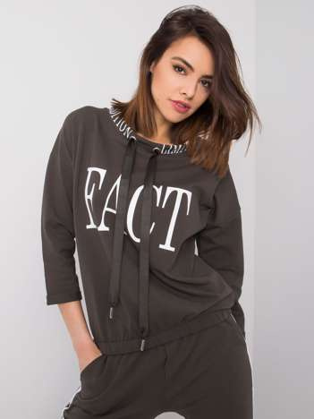 Tmavě khaki casual komplet Kadeesha – IREISE