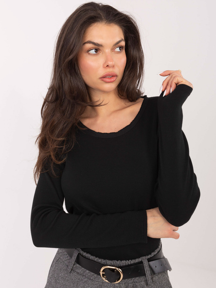 Černý basic top ESSENIA