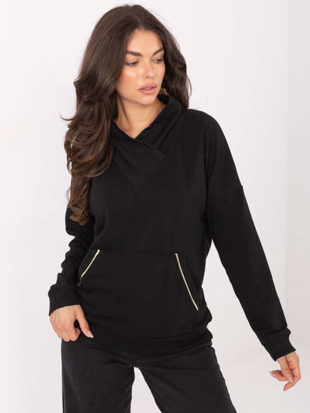 Černá oversize klokanka RUE PARIS – AMRELIA