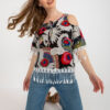 Černá boho halenka FRINGELIA