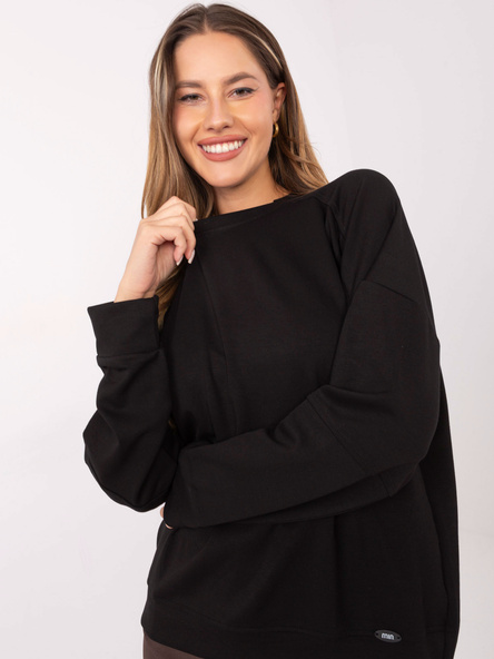 Černá oversize mikina CALMORIA