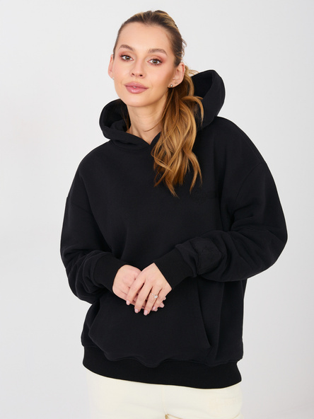 Černá tepláková klokanka NATURAL SIDE – BERENA