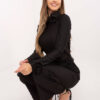 Černý elegantní top NOCTESSA s průsvitem