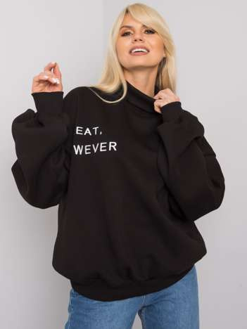 Černá zateplená oversize mikina Kelly – FARIRA