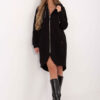 Černá oversize mikina RELEVANCE na zip – ARVYNA