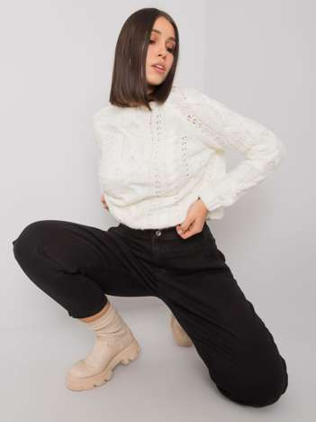 Černé rovné džíny plus size – CORISANDRA