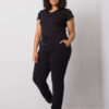 Černé plus-size tepláky Beatriz – DELENNA