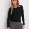 Černý basic top CLEOLINE