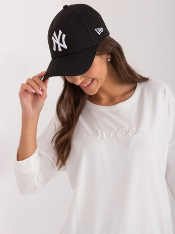 Ecru plus size tričko WHISPERA