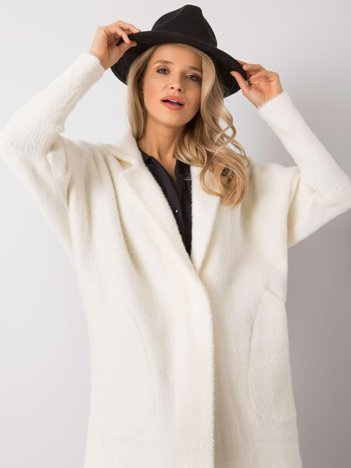 Ecru alpaka kabát Nora – MAVYNA