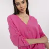 Neonově růžová mušelínová košile ITALY MODA – OLINDA