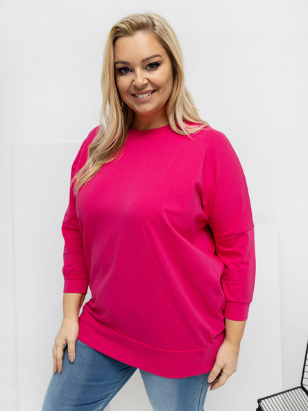 Fuchsiový top CURVESSA