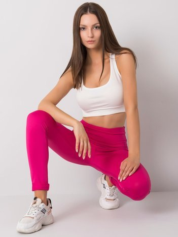 Fuchsiové sportovní legíny Leffy – SYRESSA