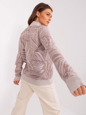 Světle fialový oversize rolák ERIYSSA
