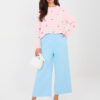 Světle modré wide-leg džíny – JENERIA