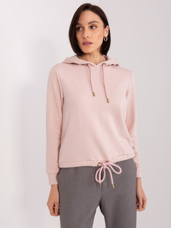 Světle růžová hladká hoodie EIGHT 2 NINE – JULIRA