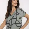 Olivově khaki halenka MOSAELLE