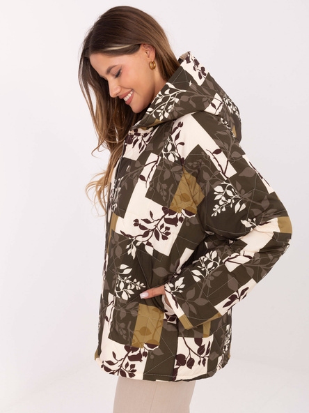 Khaki oversize bunda s kapucí – QUIRAELLE