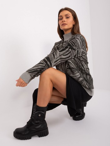 Khaki oversize rolák ERIYSSA