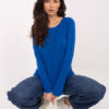 Kobaltový plus-size top COMFOREL