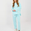 Mintový dámský komplet s oversize mikinou – AELAVIA