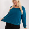 Námořnicky modrá plus size mikina Donna – BELALIA