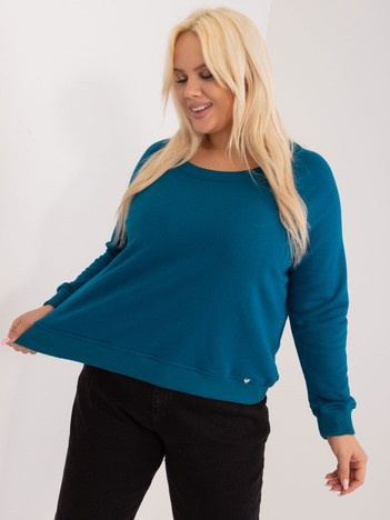 Námořnicky modrá plus size mikina Donna – BELALIA