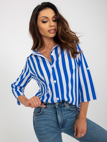 Modro-bílá pruhovaná košile BLUESTRIPE