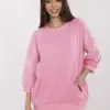 Růžová tuniková mikina ARTESIA