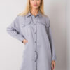 Šedá oversize košile ex moda – ARLINDA