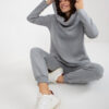 Šedý basic teplákový komplet s oversize mikinou – CLIO