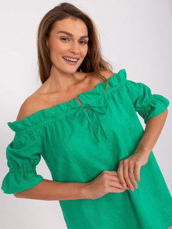 Zelená carmen halenka CARMENLACE