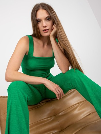 Zelený casual komplet s kalhotami ITALY MODA – ANATOLA