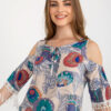 Béžová boho halenka FRINGELIA