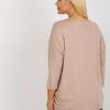 Béžový plus size viskózový top VISCARIA
