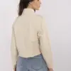 Béžová lehká větrovka s imitací kapes – CALELIA