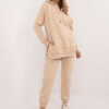 Béžový basic oversize třídílný komplet – AERIELLE