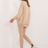 Béžový oversize teplákový set s kalhotami – BELPHOEBE