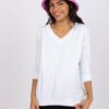 Bílý basic top OLIVIARA