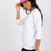 Bílý basic top OLIVIARA