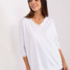 Bílý oversize top WHITETUNE