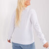 Bílý plus size top VELENZA