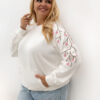 Bílá plus-size klokanka RELEVANCE – DANARA