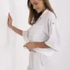 Bílá letní košile ITALY MODA s rukávem 3/4 – FABIELA