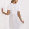 Bílé bavlněné midi šaty AMINTA